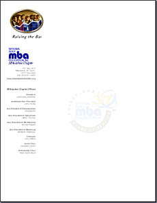 Milwaukee Black MBA Letterhead